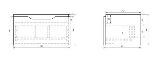 Dreja Тумба Tiny 60, белый лак